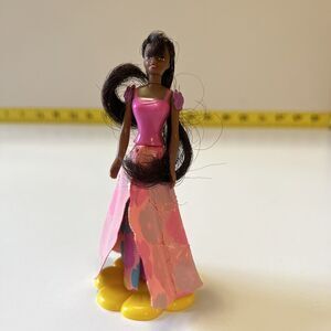 RARE Barbie Beauty Blossom Vintage Mattel Barbie African American Happy Meal Toy